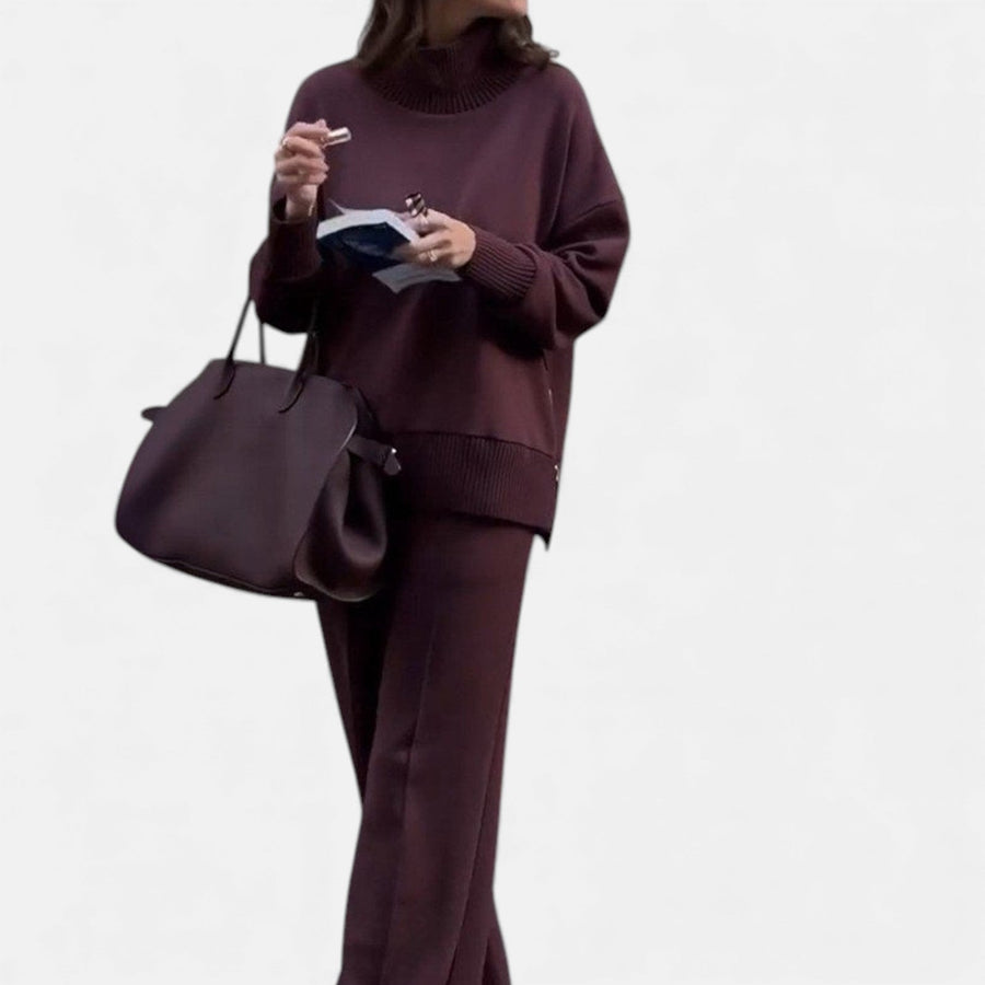 CARMINE™ | Premium Winter Knit Two-Piece Lounge Set