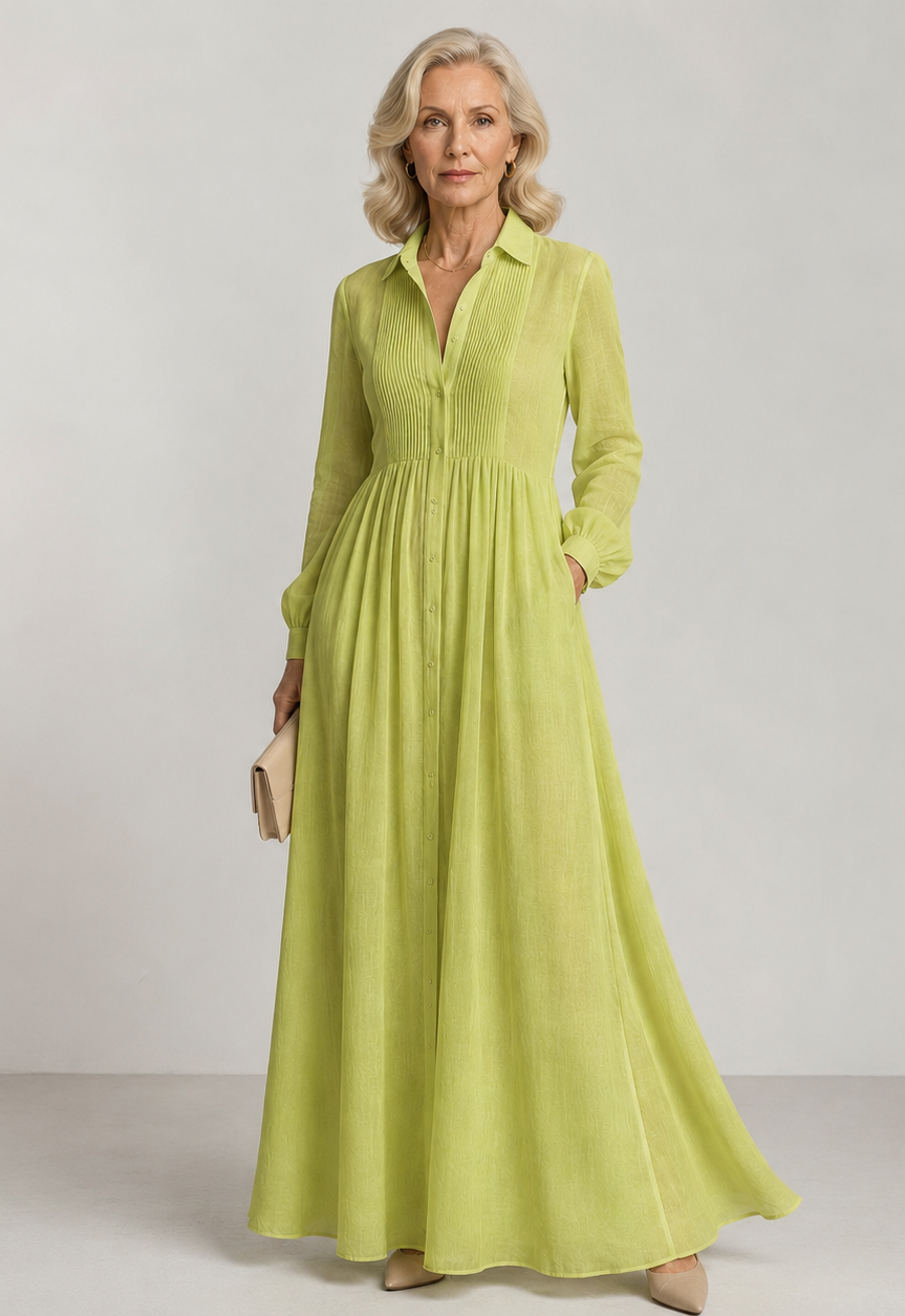 Lioren | Soft Flow Maxi Dress for Women | Elegant Casual