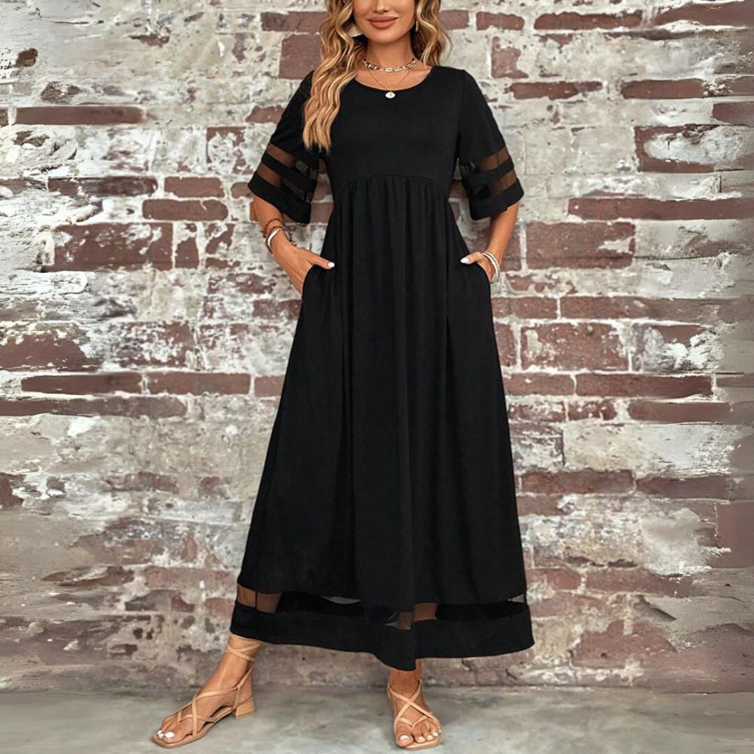 Aubrey | Flattering Tummy-Smoothing Midi Dress for Women