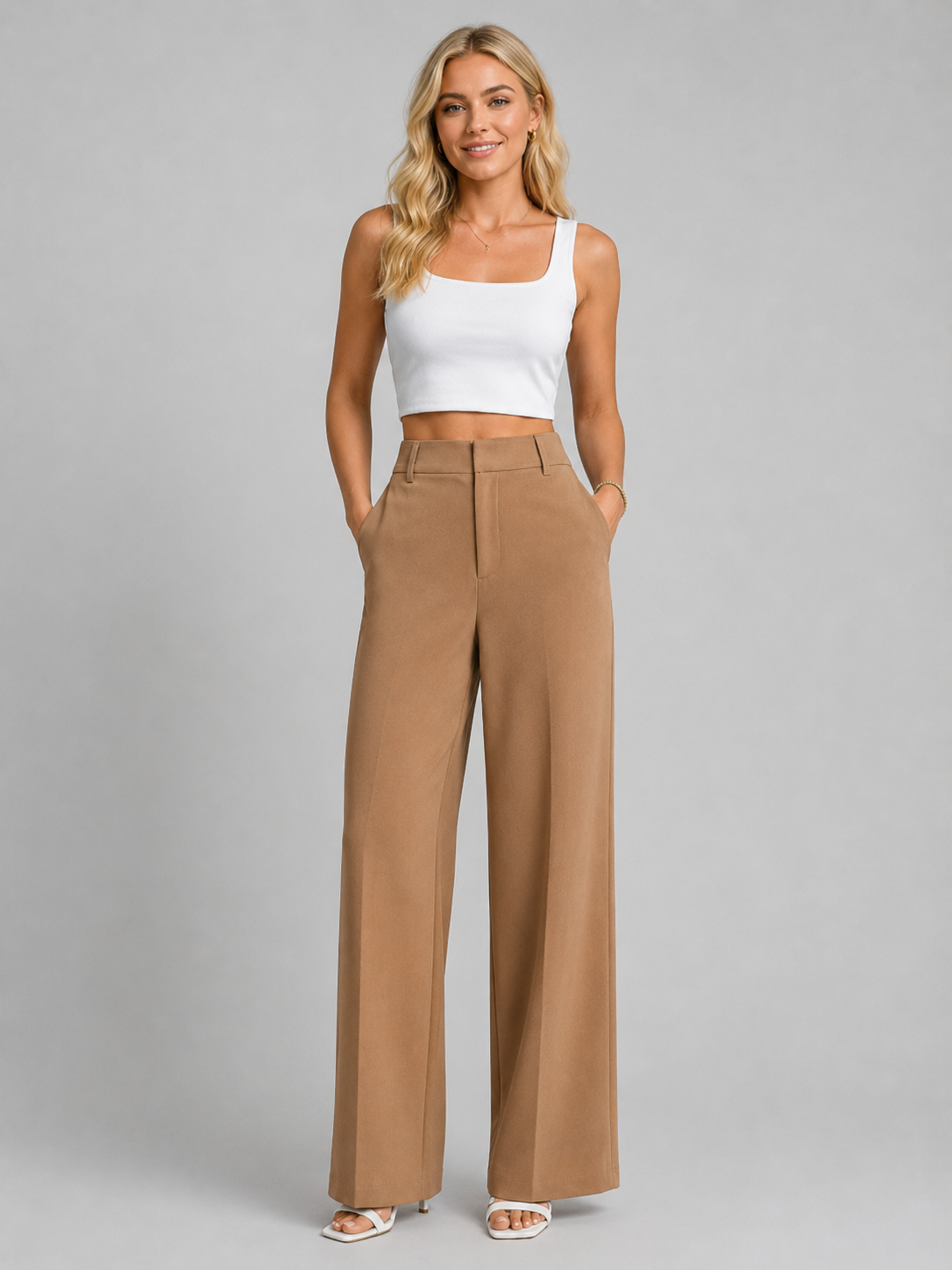 Madison | High-Waisted Wide-Leg Pants