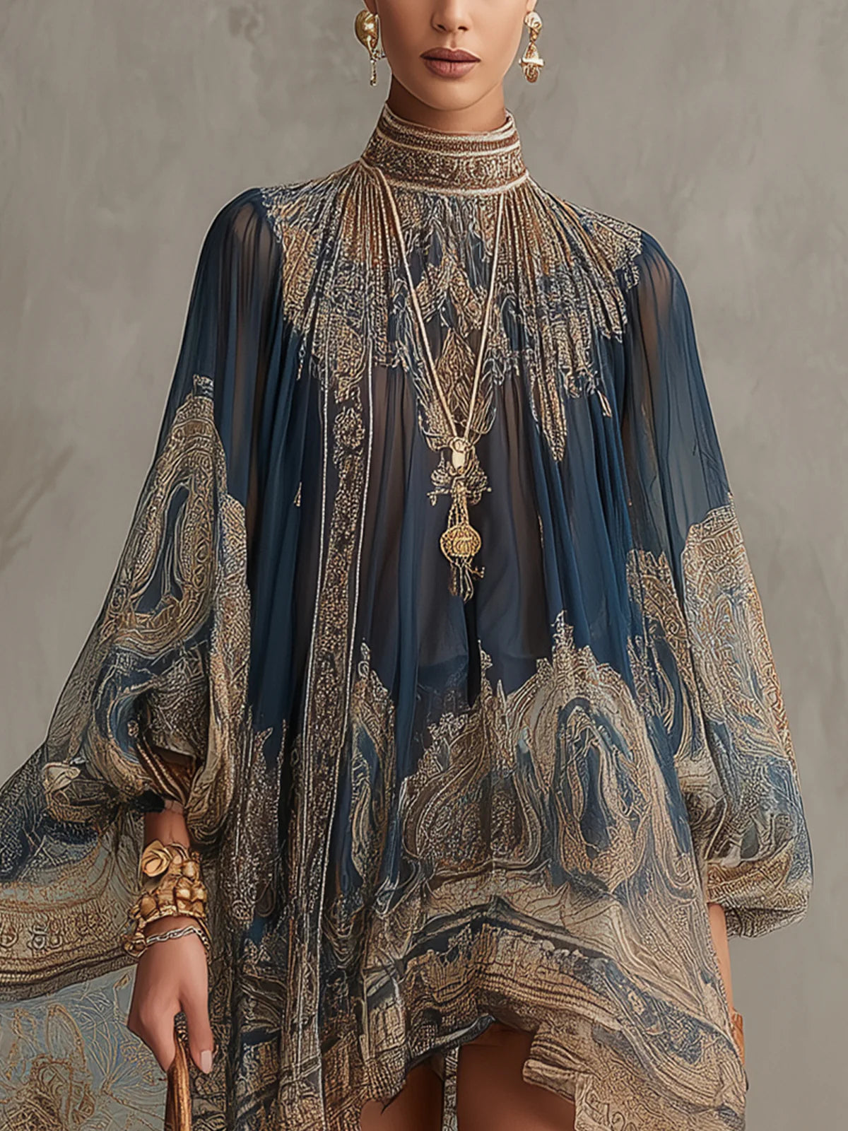 Anna | Chiffon Mini Dress for Women