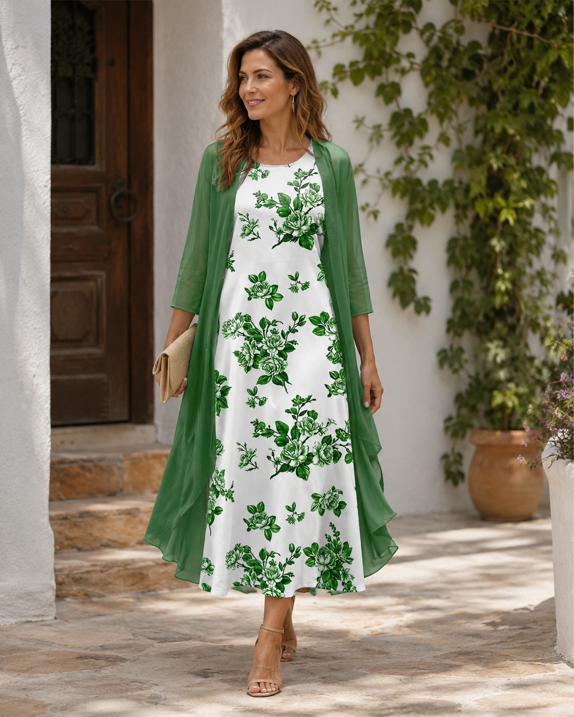 Vivienne | Flowing Duster Set for Women