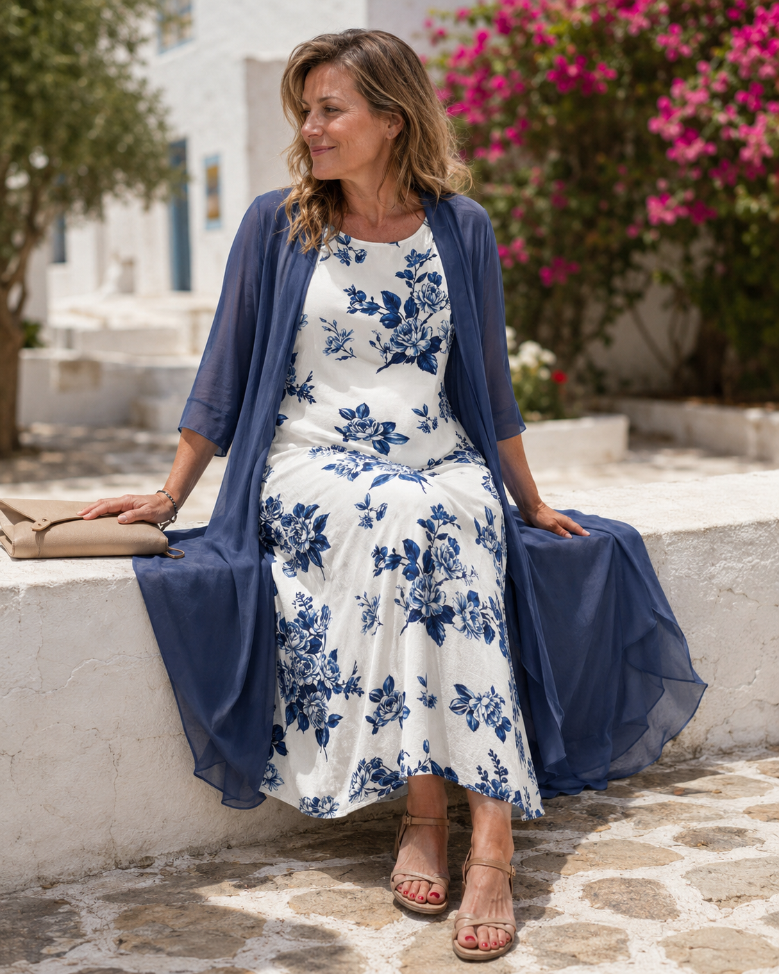 Vivienne | Flowing Duster Set for Women