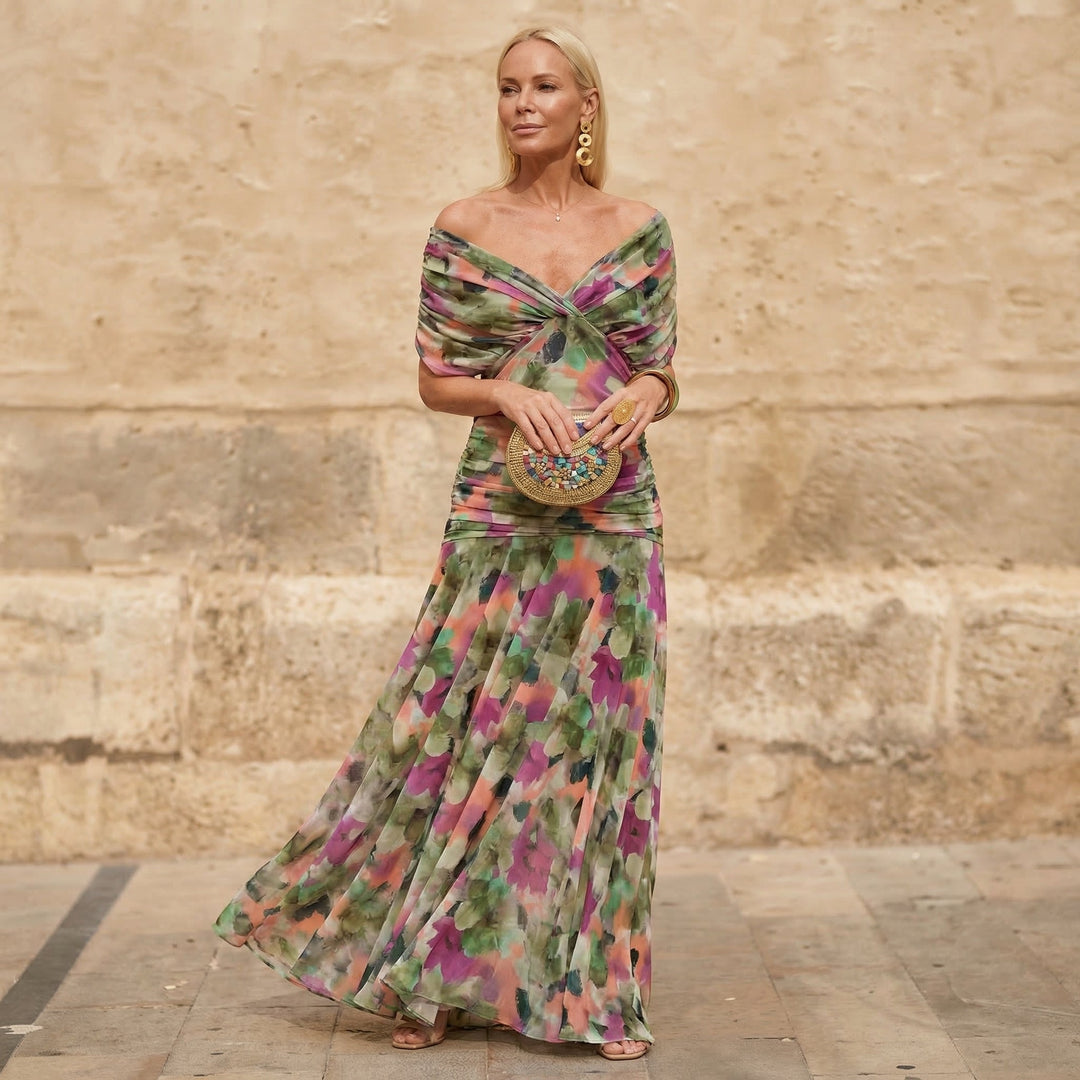 Kelsey | Colorful Elegant Midi Dress for Women