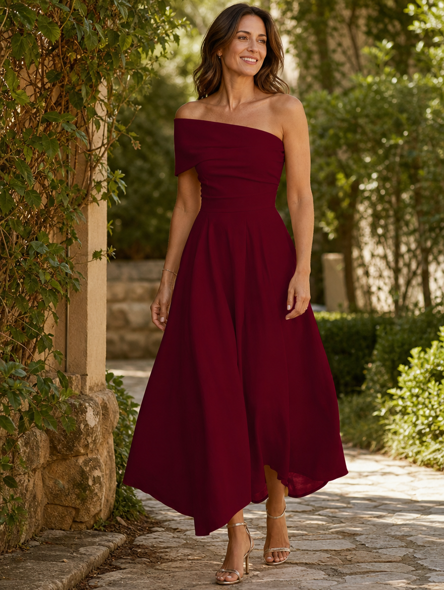 Wenda | Elegant Flowy Maxi Dress for Women